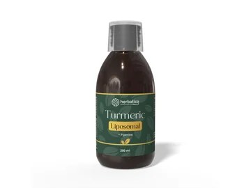 Lipozomálny Kurkuma Extrakt + Piperín 200 ml Herbatica